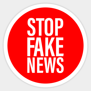 stop fake news Sticker